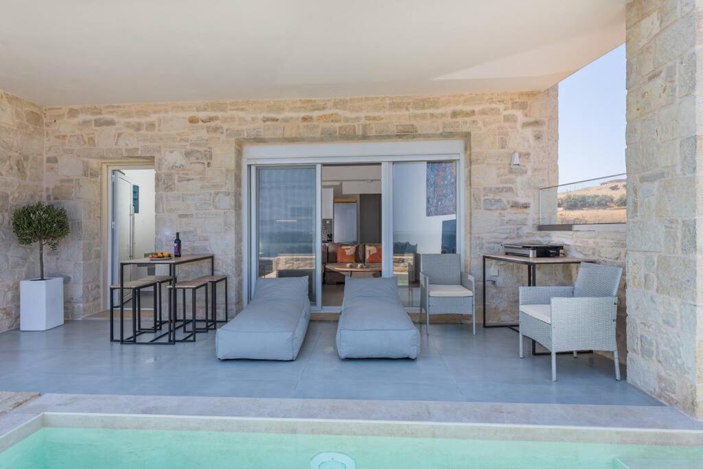 Sofia Suite, A Seafront Hideaway ! Pánormos Buitenkant foto